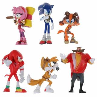 Set 6 Mô Hình Nhân Vật Sonic 5-8cm