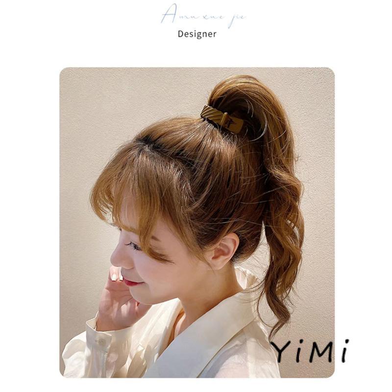Giá Đỡ Kẹp Tóc Đuôi Ngựa Phong Cách Hàn Quốc Cho Nữ