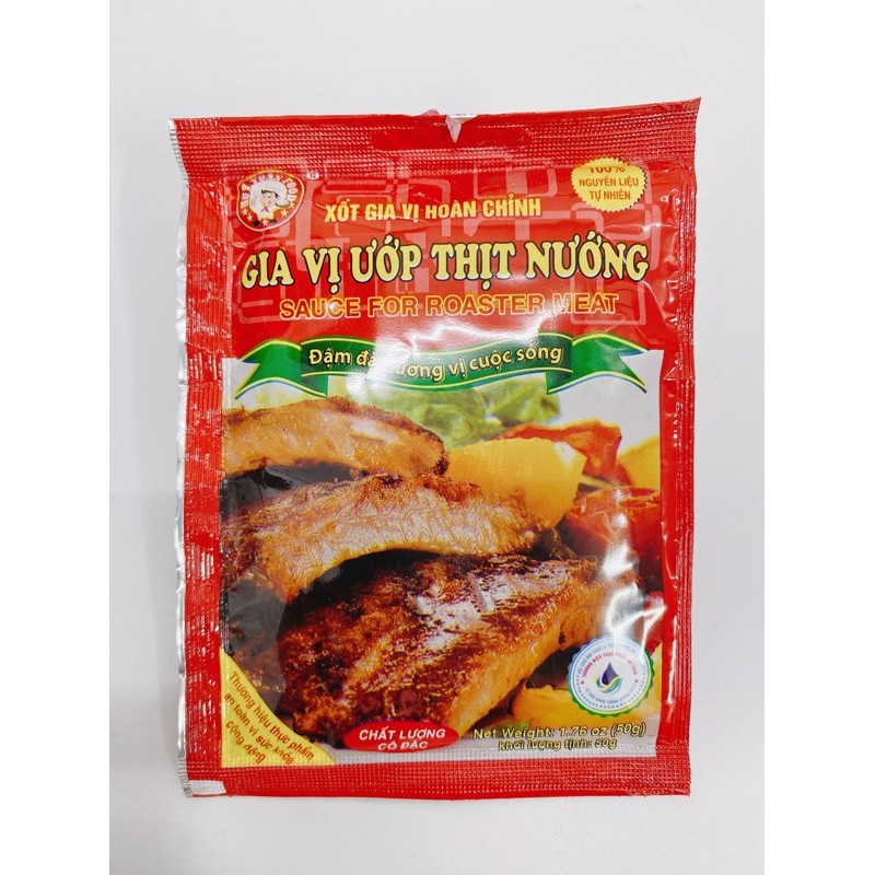 XỐT GIA VỊ ƯỚP THỊT NƯỚNG HUY TUẤN FOOD GÓI 60G