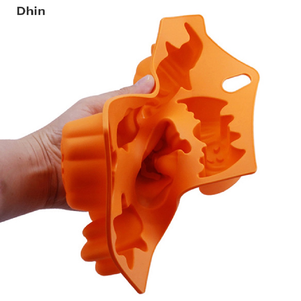 Khuôn Làm Bánh 6 Ngăn Hình Dơi Bí Ngô Halloween Độc Đáo