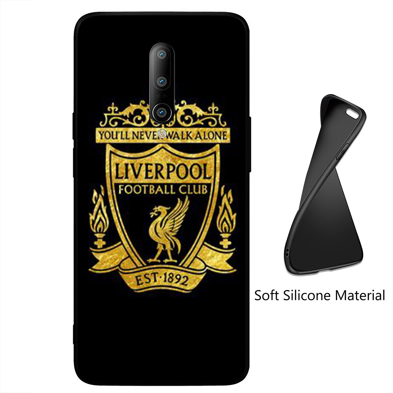 Samsung Galaxy S21 Ultra S8 Plus F62 M62 A2 A32 A52 A72 S21+ S8+ S21Plus Casing Soft Silicone Liverpool Football logo Phone Case