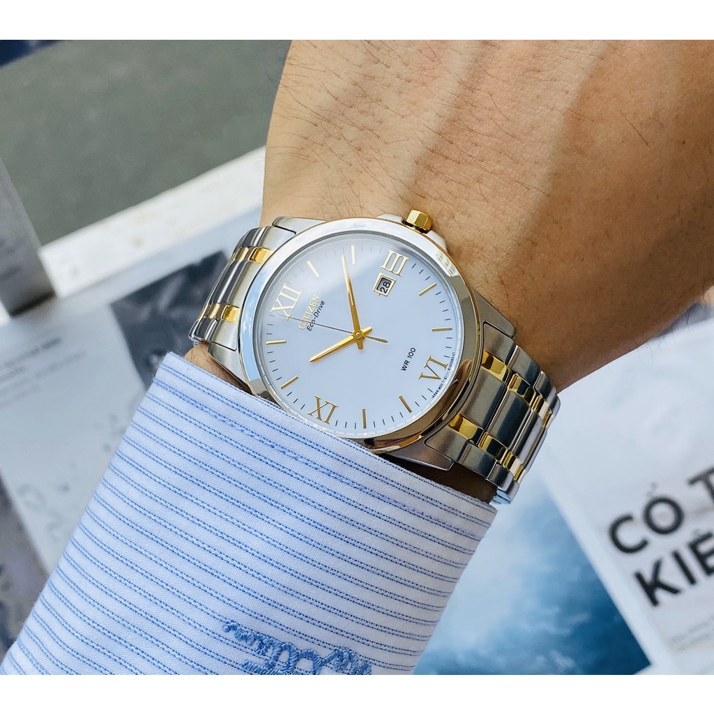 Đồng Hồ Nam CITIZEN Eco-drive BM7264-51A Chính Hãng Tặng Dây Da Cao Cấp