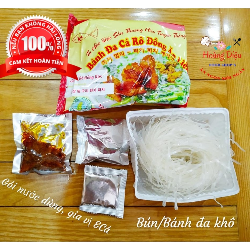 [Thùng 20 Gói] Bánh Đa, Bún Cá Rô Đồng Ăn Liền Khánh Thọ Gói 120G