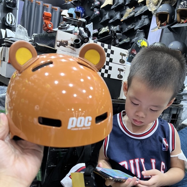 Tai gấu mũ bảo hiểm, gắn trang trí nón bảo hiểm độc lạ, cute