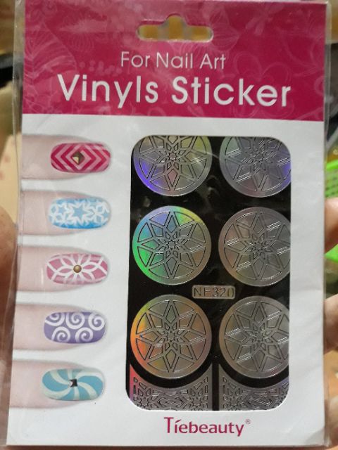 Hình dán sticker tạo kiểu khuôn sơn sẵn