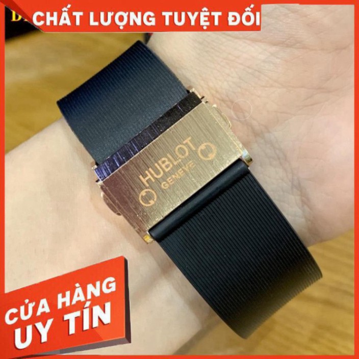 (hublot.viền đá)  Đồng hồ nam Hublot đính đá dây cao su thơm cao cấp - Dongho.hublot | BigBuy360 - bigbuy360.vn