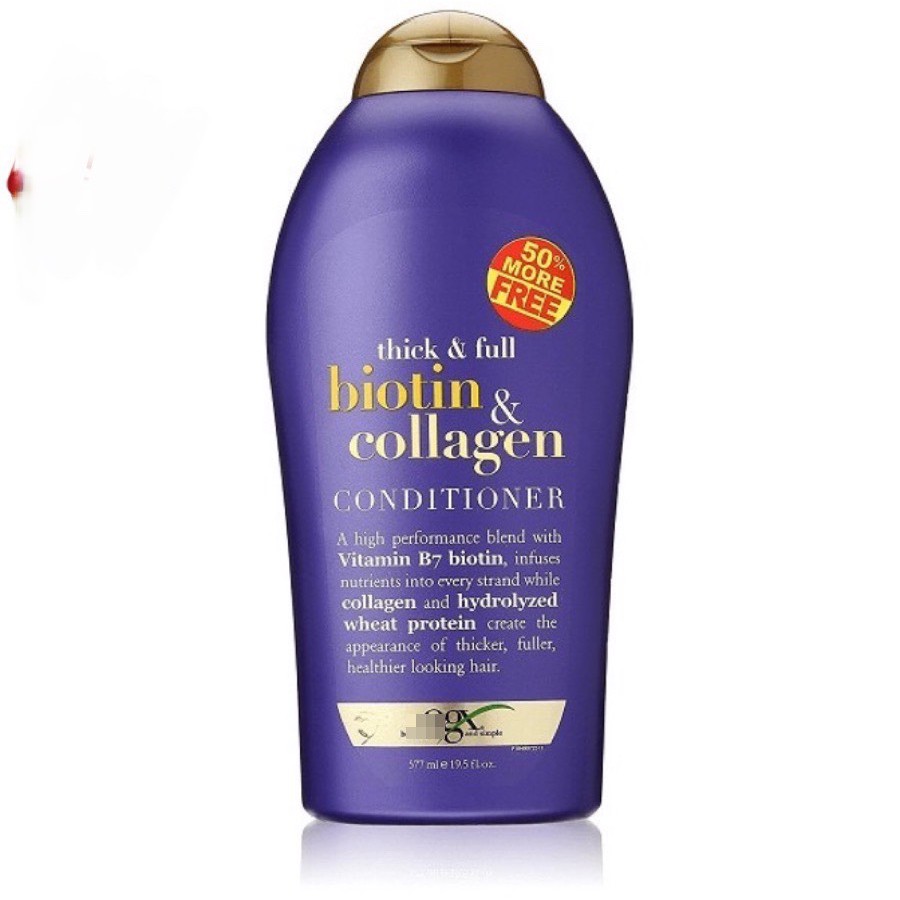 (HOT) COMBO 1 DẦU GỘI + 1 DẦU XẢ BIOTIN COLLAGEN 577ML