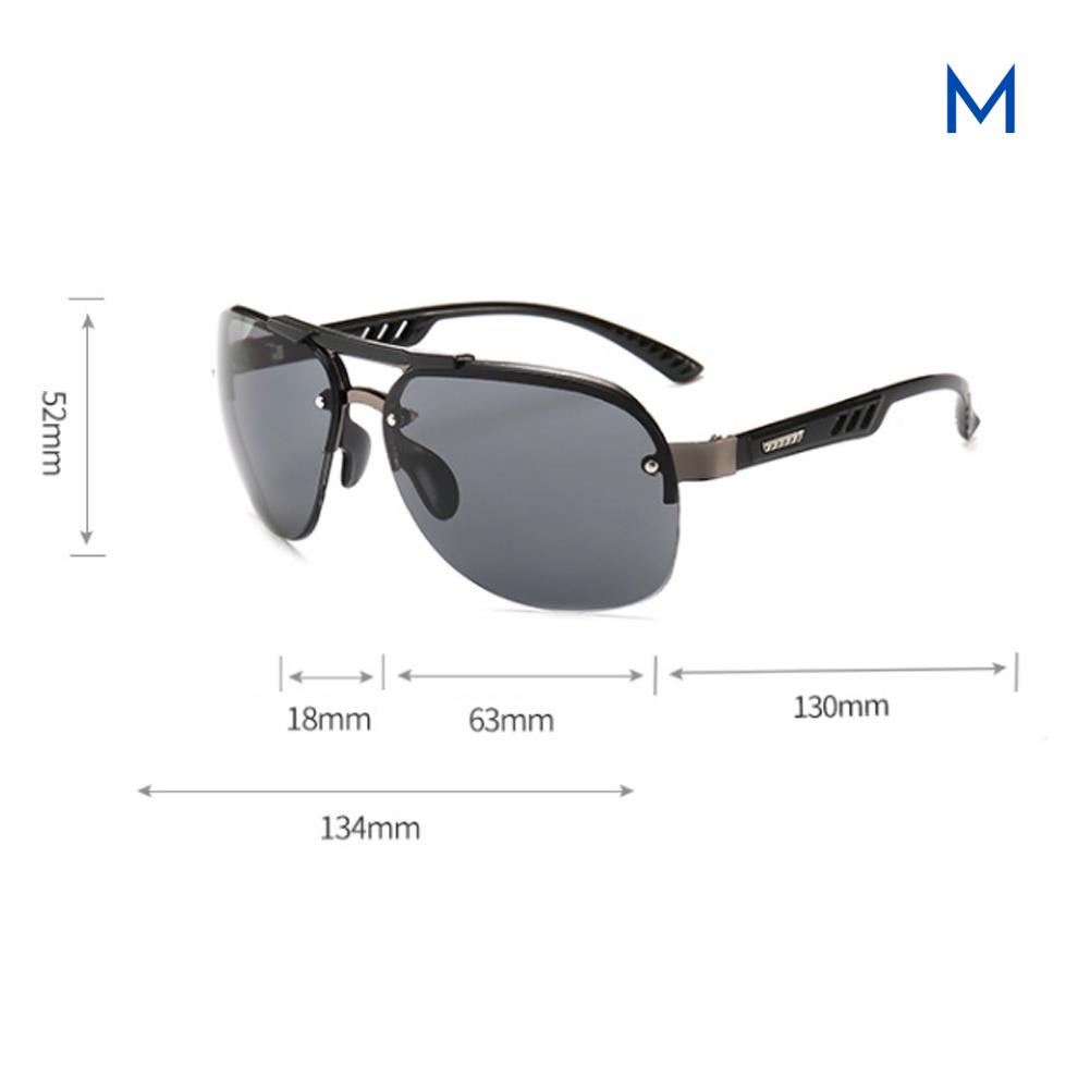 Kính Đọc Sách Nửa Gọng Màu Nâu Vàng Cổ Điển Đa Năng UV400