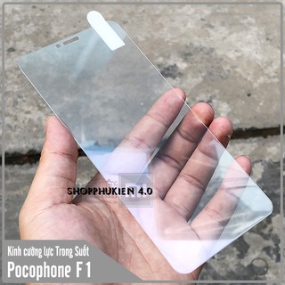  Kính cường lực Trong Suốt Pocophone F1 Không Full Tặng Phụ Kiện Đán