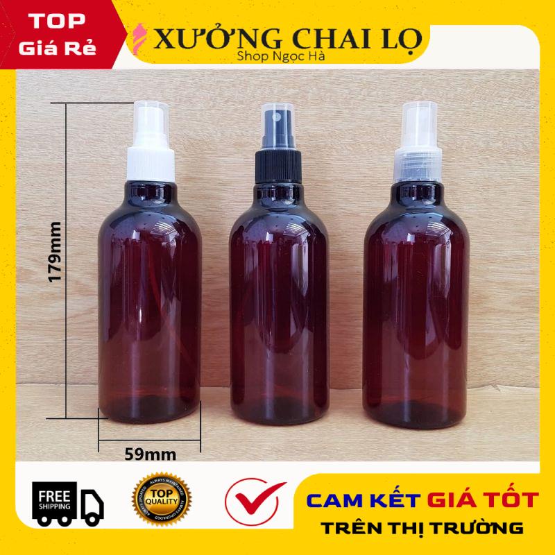 Chai Xịt Phun Sương ❤ GIÁ RẺ NHẤT ❤ Chai Nhựa Pet Xịt Phun Sương 300ml Vành Cao Đựng Tinh Chất Dưỡng Tóc, Xịt Khoáng
