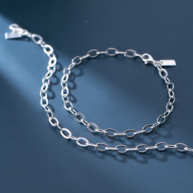 ✨ LẮC CHÂN XÍCH BẠC UNISEX H.A.S SILVER ✨ S925 NAM NỮ ĐỀU ĐEO ĐƯỢC ✨ | BigBuy360 - bigbuy360.vn