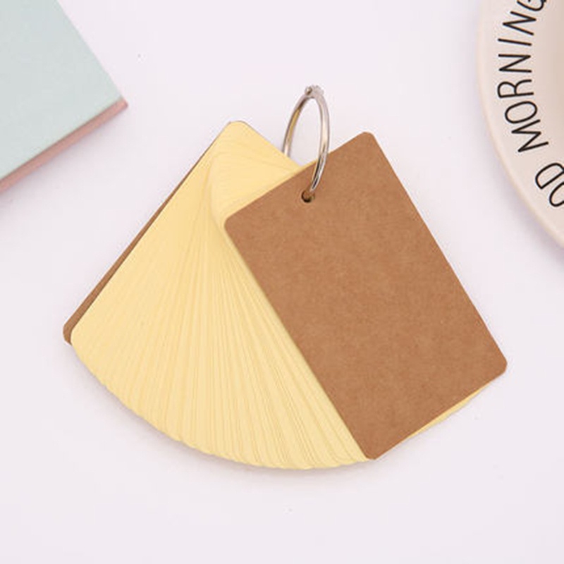 Bộ Giấy Ghi Chú Kèm 100 Tấm Thẻ Mini Tiện Lợi