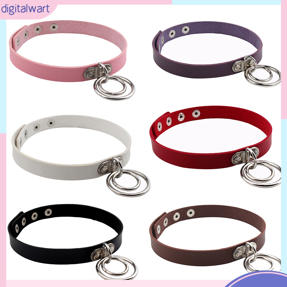 Vòng Cổ Choker Giả Da Thời Trang Cá Tính Dành Cho Nữ