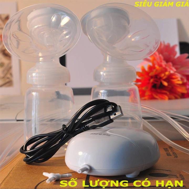 Mẫu máy hút sữa REAL BUBEE, tiện lợi, nhỏ gọn, tặng kèm sticker dễ thương,lực hút êm, không đau rát, giúp kích sữa tốt.