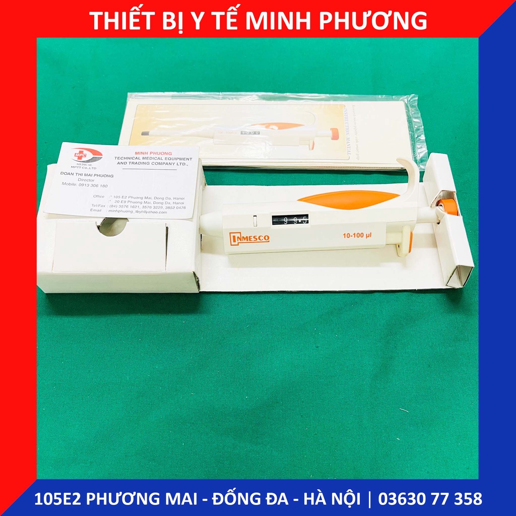 Pipet tự động (pipet điện tử) dải 0.1-100 microlit