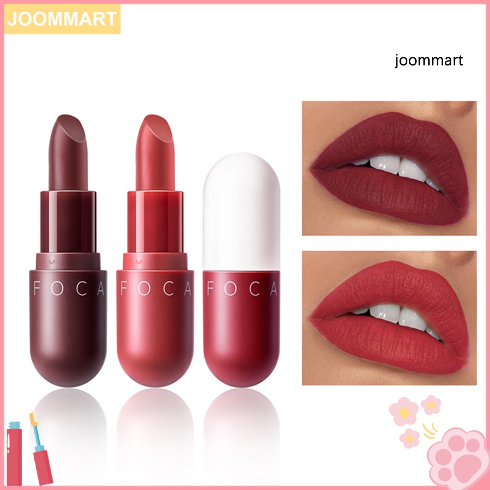 【JM】FOCALLURE 2Pcs Long Lasting Moisturizing Matte Lip Gloss Mini Capsule Lipstick