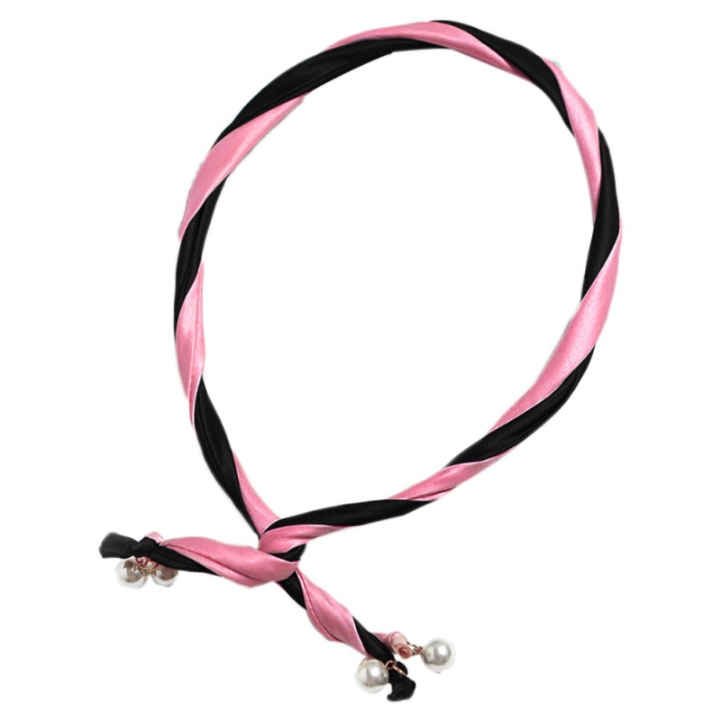 Băng Đô Tai Thỏ Mềm Mại Đính Ngọc Trai Dành Cho Nữ