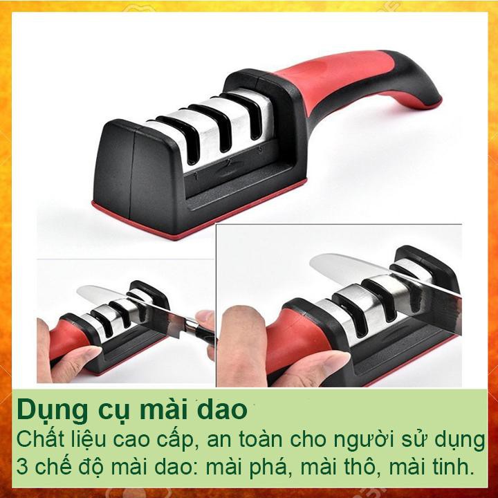 Dụng cụ dài dao có cáng dai cầm tay 3 rãnh mài đa năng SR-2250