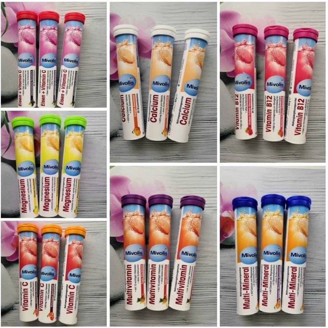 Viên sủi Mivolis Vitamin C Đức ống 20 viên hỗ trợ tăng cường hệ miễn dịch - Shop Viloet