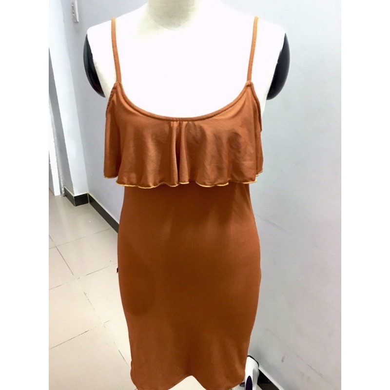 Đầm ống body bèo ngực thun tăm VNXK