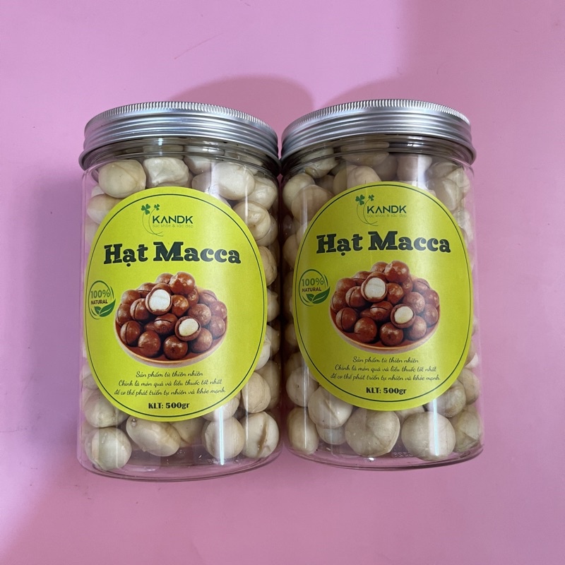 Hạt macca lâm đồng, nhân hạt macca sấy 500gr