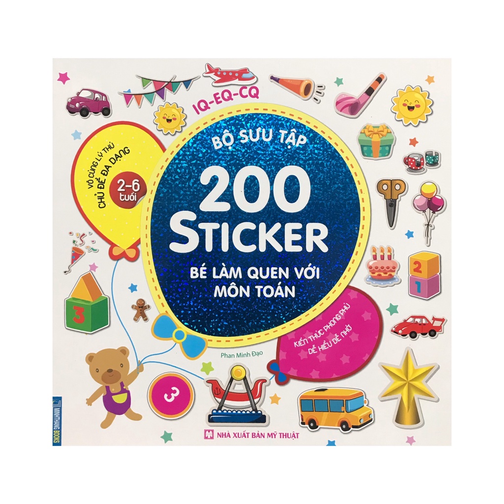 Sách - Combo Bộ sưu tập 200 Sticker