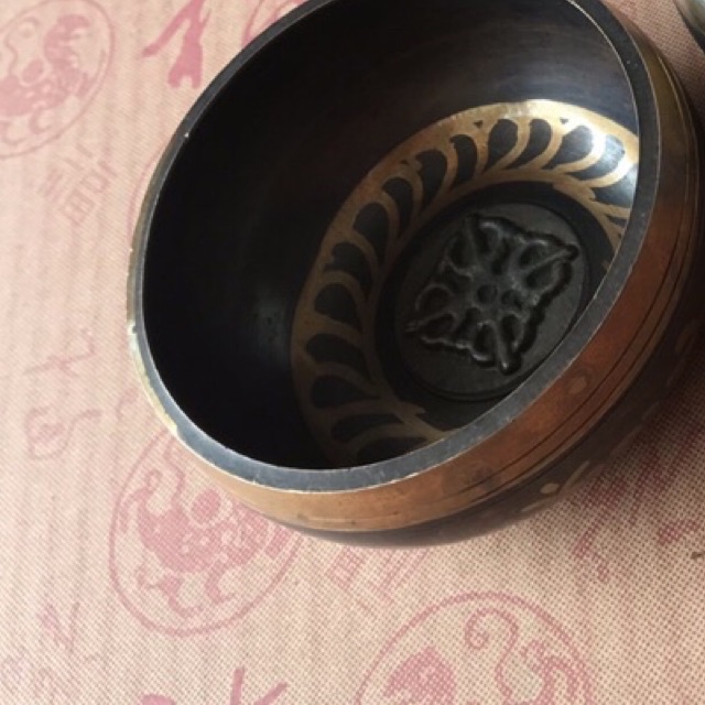 chuông đồng Tây tạng 14,5cm - chuông quay
