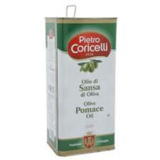 (5 L)Dầu oliu Ý. Dầu oliu Pietro Coricelli - Olive pomace Oil. Dầu oliu nguyên chất ép lạnh