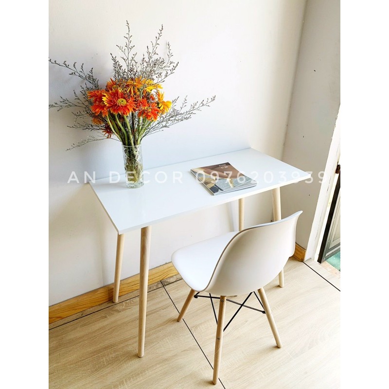 BÀN LÀM VIỆC / BÀN HỌC (không kèm ghế ), chân gỗ cao su tự nhiên , mặt phủ chống trầy , Sản Phẩm của Nội Thất An An | BigBuy360 - bigbuy360.vn