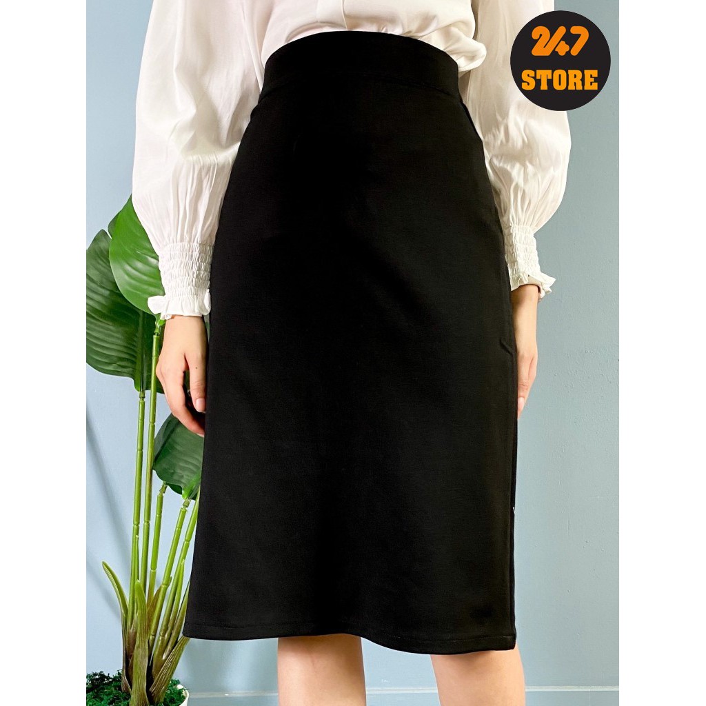 Chân Váy Midi Công Sở Đẹp dáng dài mặc che khuyết điểm 247store | BigBuy360 - bigbuy360.vn