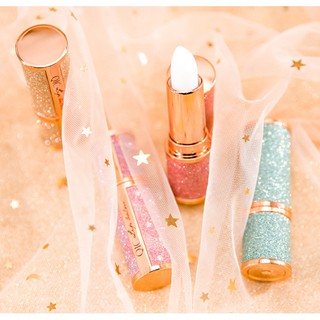 Son dưỡng môi trái cây vỏ kim tuyến cầu vồng sang trọng QIC