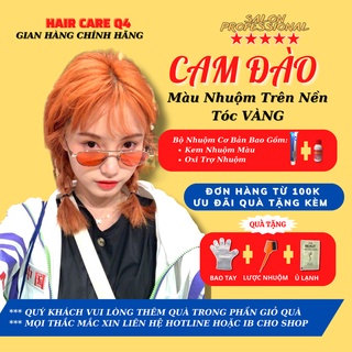 Thuốc Nhuộm Dưỡng Tóc Màu Cam Đào San Hô, Cam Sáng - Hair Care Q4
