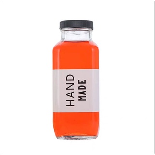 Combo 6 chai thủy tinh dáng vuông cao cấp 500ml