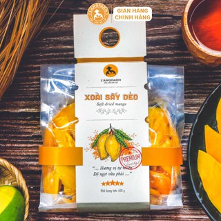 Xoài sấy dẻo L'angfarm bịch 650g Hương vị tự nhiên, giòn, ngon, hấp dẫn.
