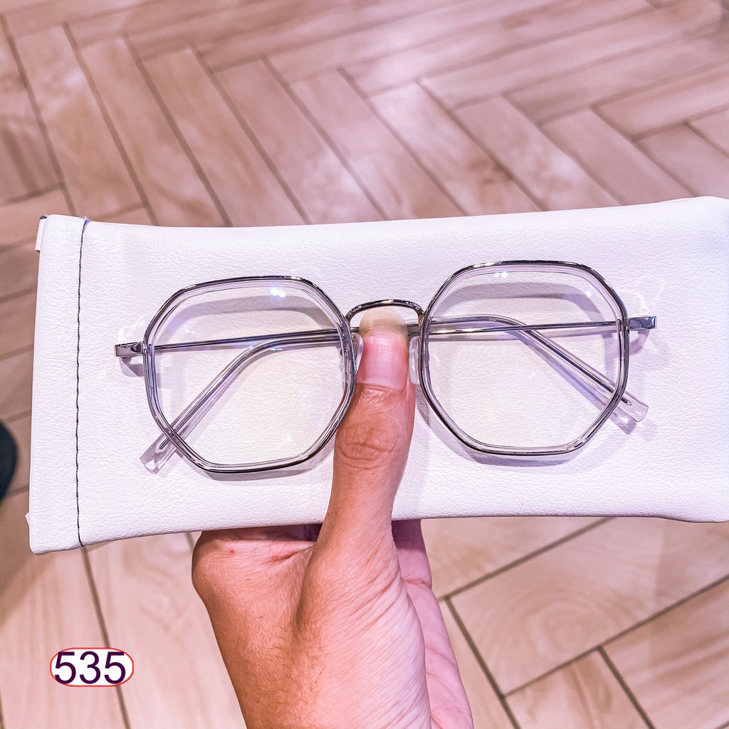 MẮT KÍNH GỌNG CẬN 535 FORM LỤC GIÁC HOT TREND SIÊU SANG CHẢNH | BigBuy360 - bigbuy360.vn
