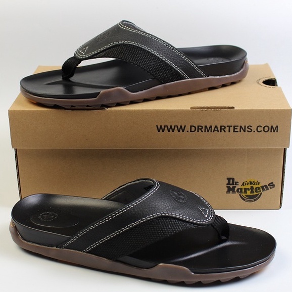 Dép Nam Dr.Martens Da Bò ,dép doctor ( DR K03)