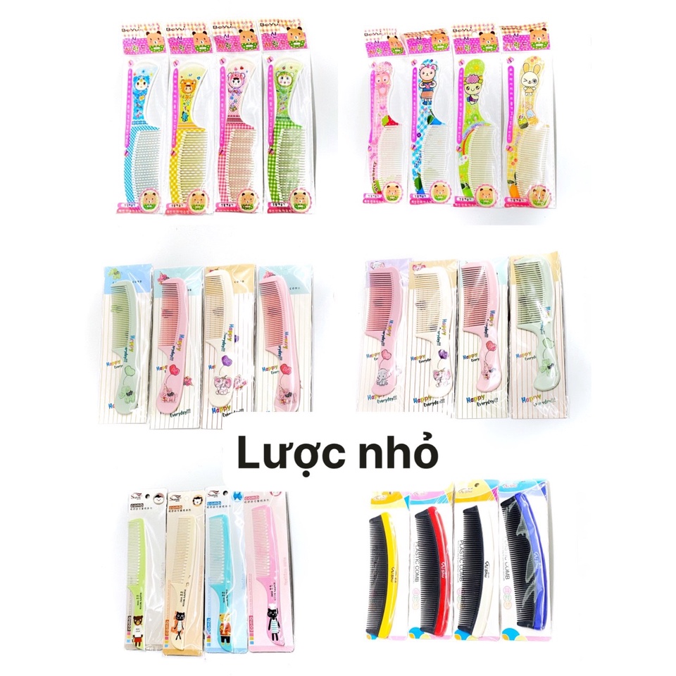 SỈ GIÁ BÁN BUÔN 50C lược răng thưa răng khít size lớn nhỏ