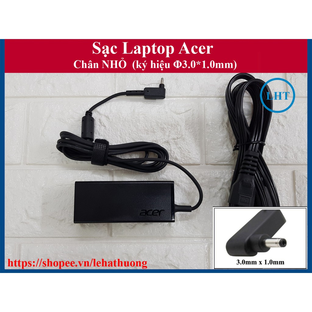 Sạc/ Adapter Laptop Acer V3-331/ V3-371/ V3-372, Sạc Laptop Acer 19V – 2.37A ZIN chân nhỏ