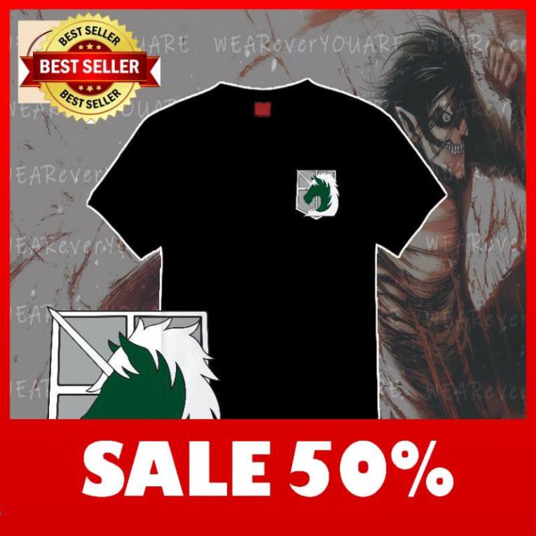 NEW Áo in Attack On Titan - Military Police ngắn tay đẹp siêu ngầu giá rẻ nhất