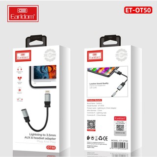 JACK CHUYỂN ĐỔI TỪ LIGHTNING TYPE-C SANG CỔNG 3.5M EARLDOM OT50