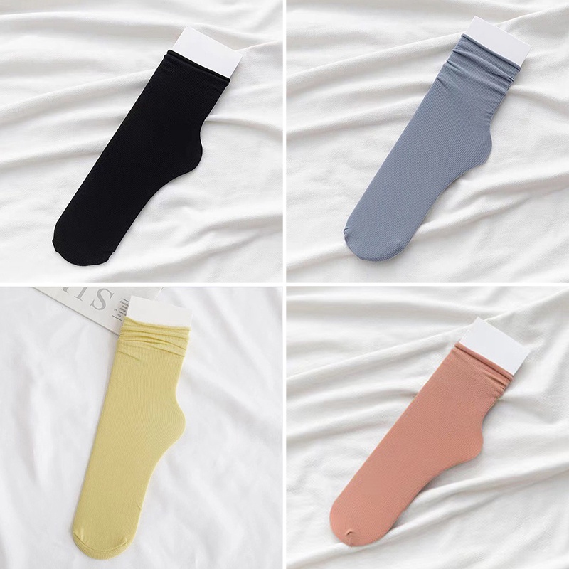 Vớ Nhung Thoáng Khí Siêu Mỏng Nhẹ Phong Cách Hàn Quốc