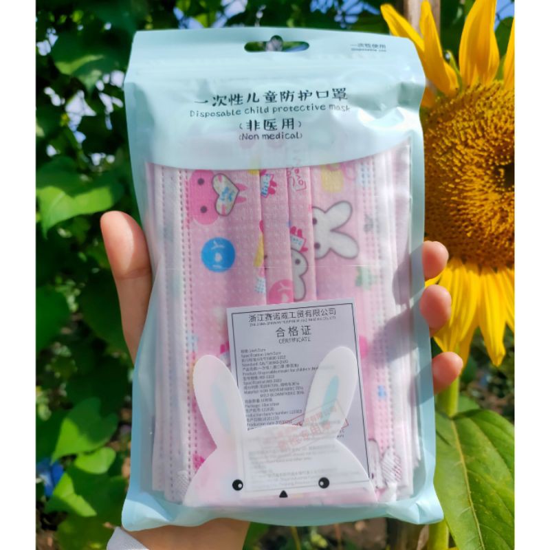 (hàng Mới Về) Set 10 Khẩu Trang In Hình Bt21 Bts 3 Lớp Dành Cho Người Lớn