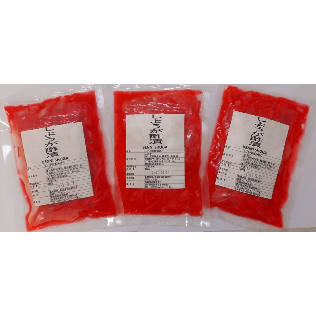 GỪNG SỢI ĐỎ NHẬT BẢN - BENNI SHOGA 200G