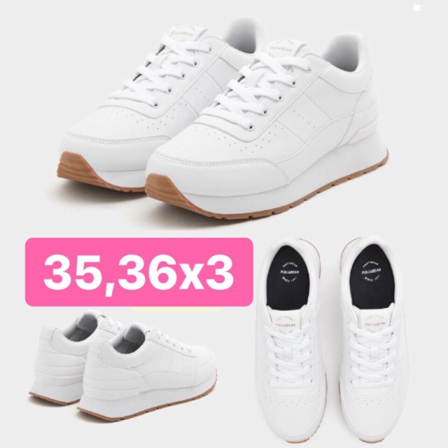 Giày sneaker trắng Pull and bear