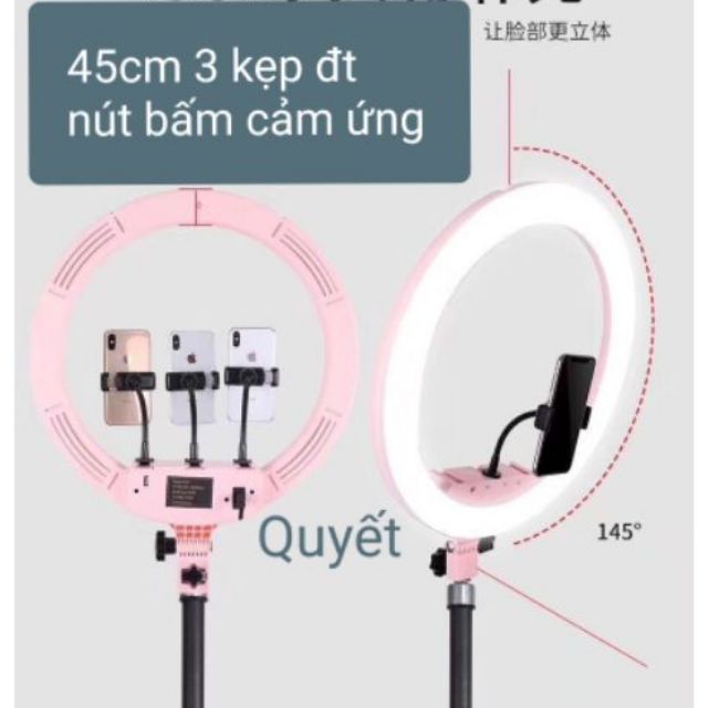Đèn livestream 45cm điều khiển 3 kẹp đt ( bh 12 tháng) | BigBuy360 - bigbuy360.vn