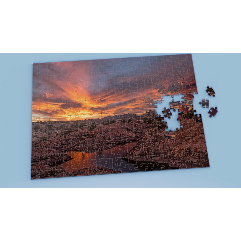 Tranh ghép hình Photography - Tranh ghép hình SUNSET - Mẫu 12 - Nhận in theo yêu cầu