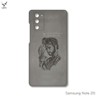 Dán da Samsung Note 20 theo yêu cầu