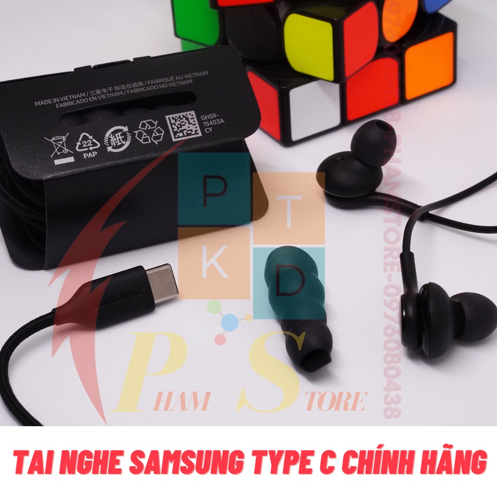 Tai Nghe Samsung Galaxy S20, S21 Cổng Type C Chính Hãng Cho Điện Thoại Samsung S21, S20, Note 20, Note 21..