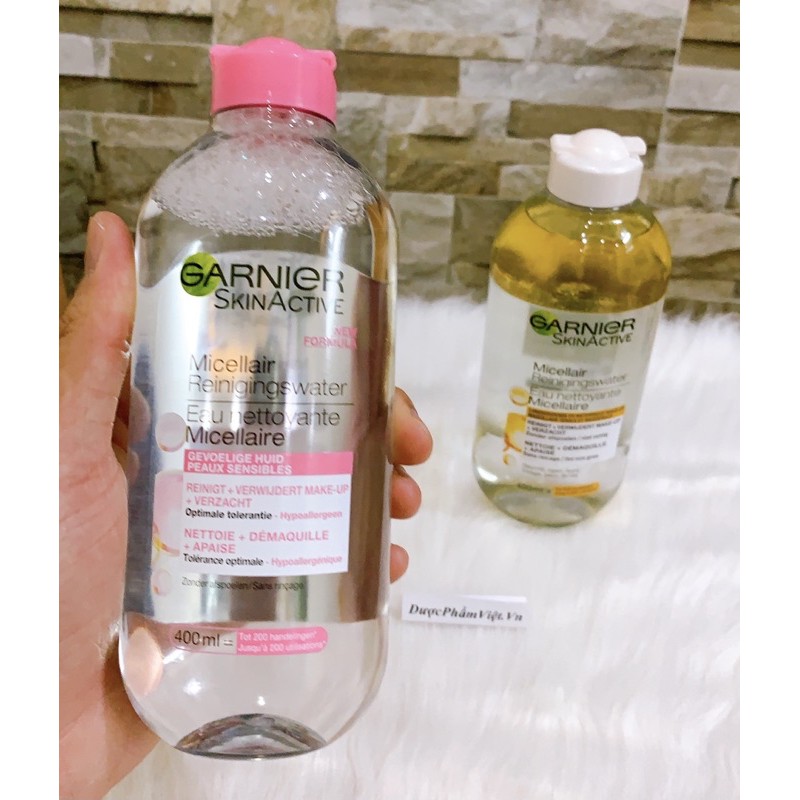 Tẩy Trang Garnier Solution Micellaire 400ml, - Garnier