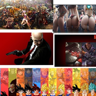 Lot chuot Cỡ Lớn, Lót chuột Songoku, Lót Liên Minh Huyền Thoại, Overwatch, Onepiece, Dota2, Hitman, Người Nhện